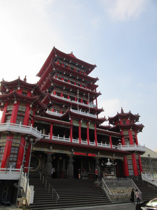 Chiayi temple with pagoda