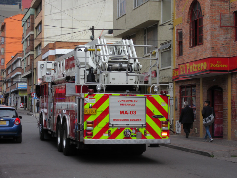 Colombian fire engine