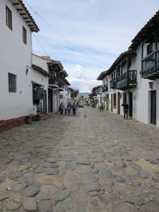 White-washed buildings and cobbled streets