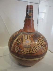 Pre-Inca exhibit at MALI museo