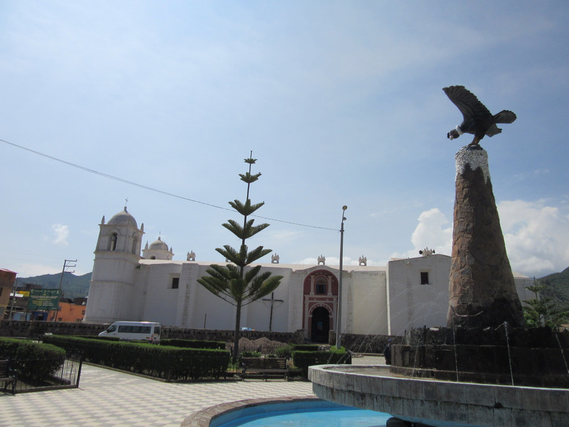 Cabanaconde plaza de Armas