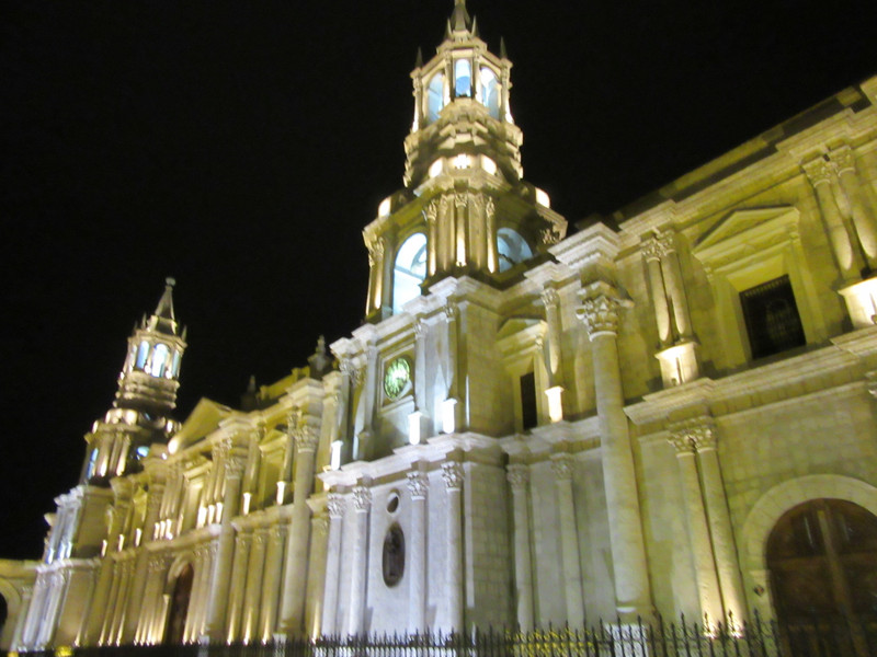 Plaza de Armas by night