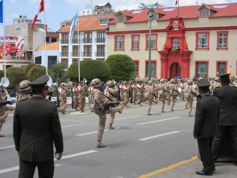 Parade on the Plaza de Armas