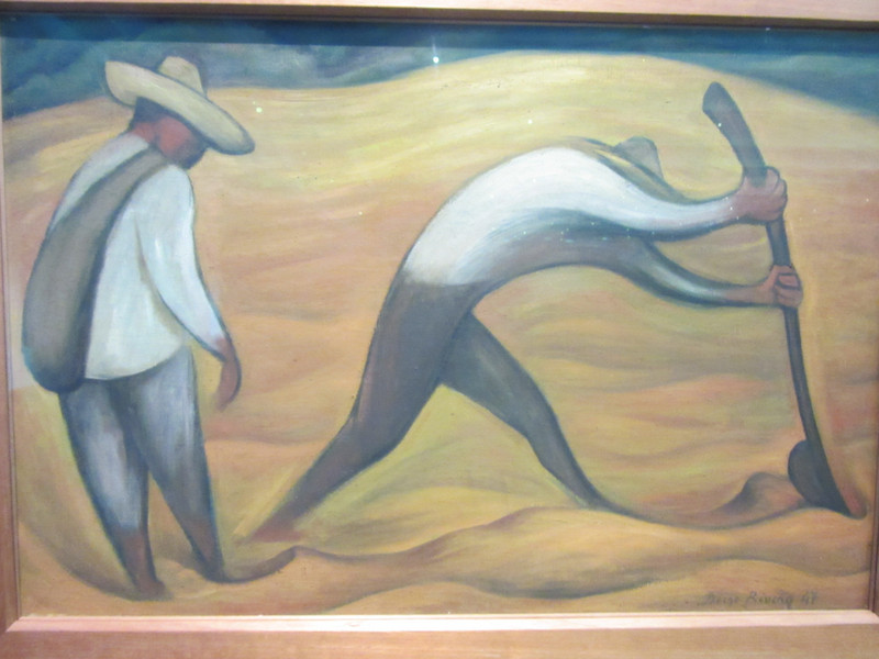 Art at Museum of Art of São Paulo Assis Chateaubriand - a Diego Rivera
