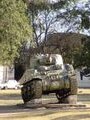 Tank at Plaza Armada Argentina