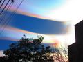 Iridescent clouds above Salta - we've never seen anything like it before