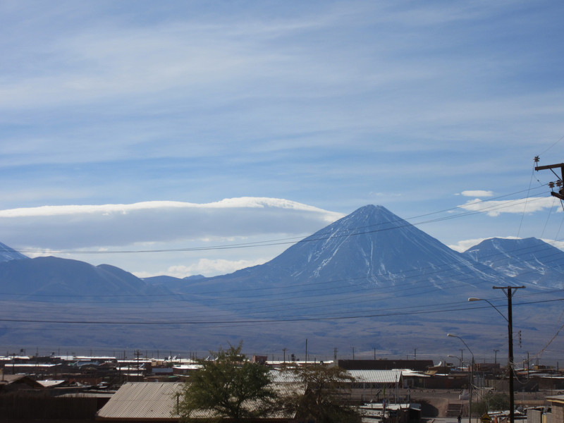 Volcano overlooking San Pedro
