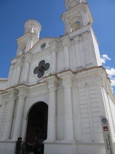One of the many churches in town