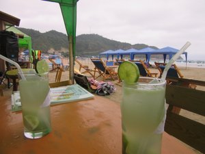 Another beach, another cocktail