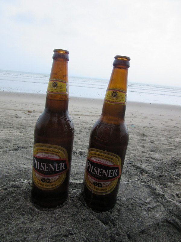 Beers on Canoa beach