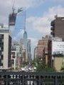 View from the High Line park