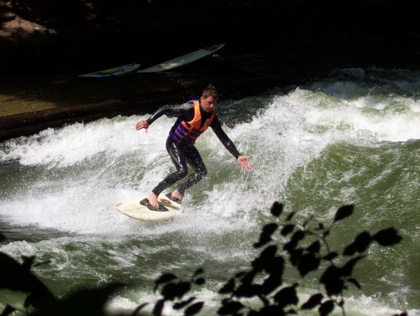 Surfing in the River
