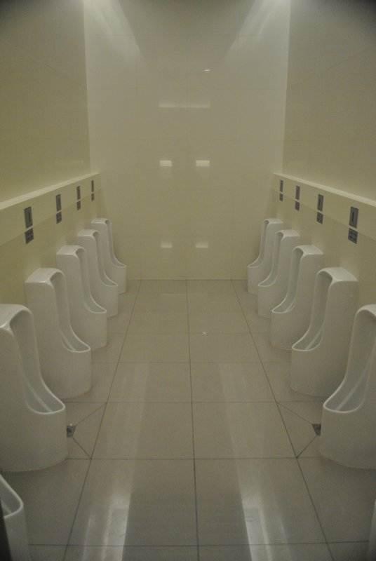 Shanghai Railway Washroom: Urinal or Art?