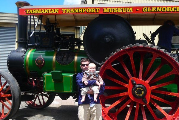 Ivor, George and a train