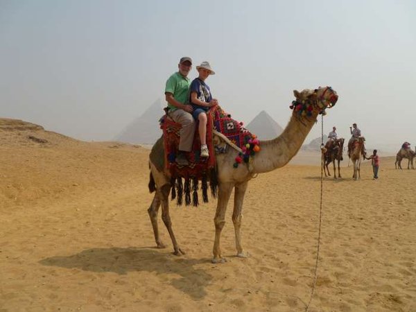 Camel ride at Pyramids