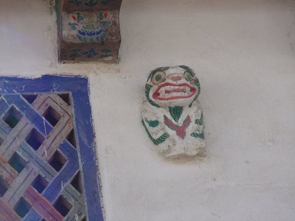 Mask on the Temple Wall
