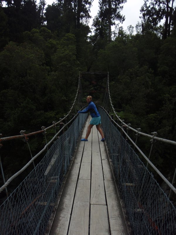 we fell for it again!! see the fantastic gorge with the scary hang bridge!