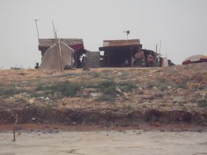 temporary houses during dry season.