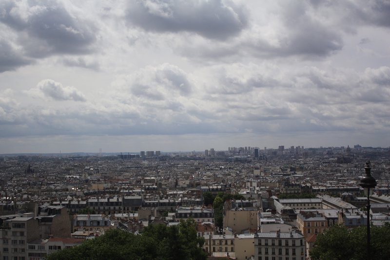 the view from Monmartre