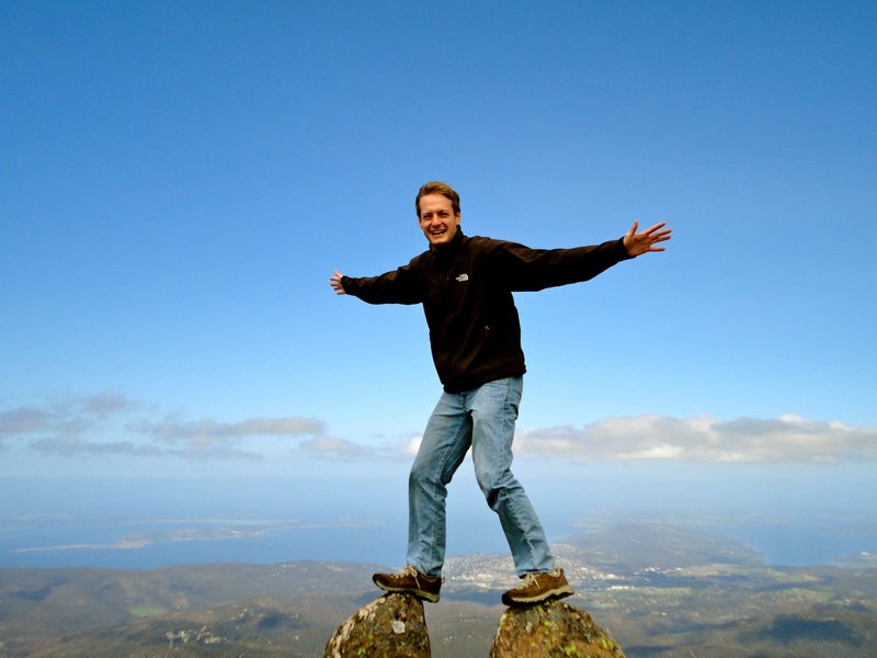 The View atop Mt. Wellington