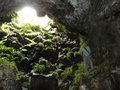 Caving in a Lava Tube