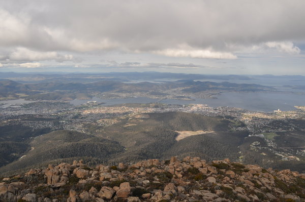 Utsikt over Hobart