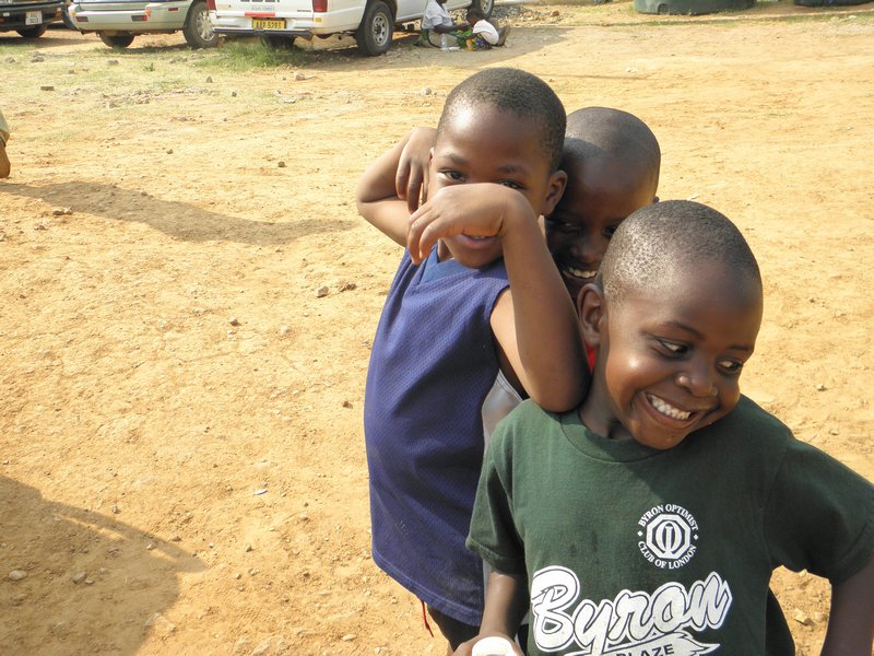 Children at Church in Lusaka