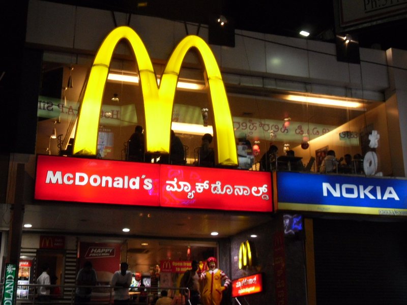 Indian McDonalds...