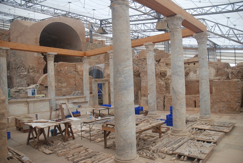 Covered area at Ephesus