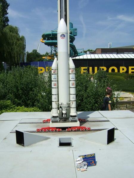 Ariane 5 Rocket model at Mini Europe