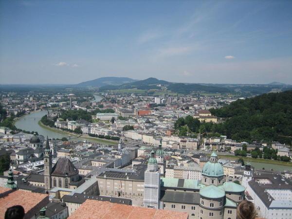 a view from Festung Hohensalzburg