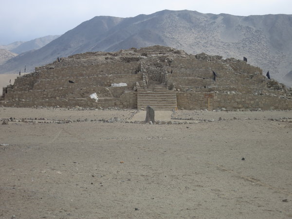 3:  pyramid at Caral