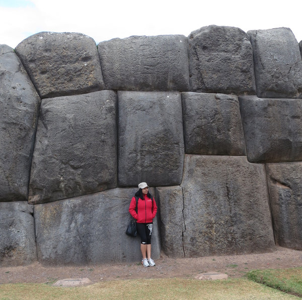 A large Inca wall