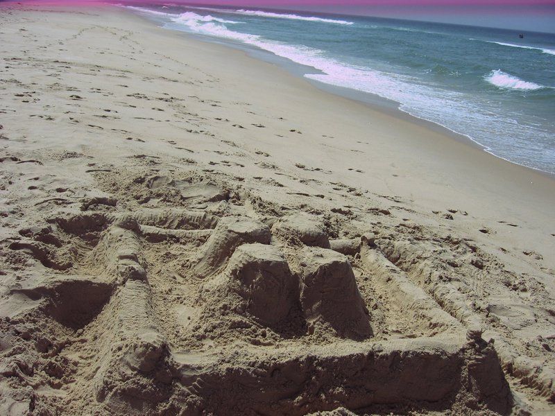 Jealous of my mad sand castle skillz?
