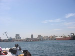Dakar from ferry