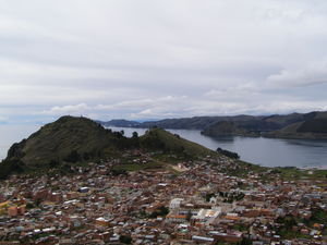 Lake Titicaca from the lookout