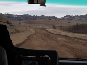 Mongolian road