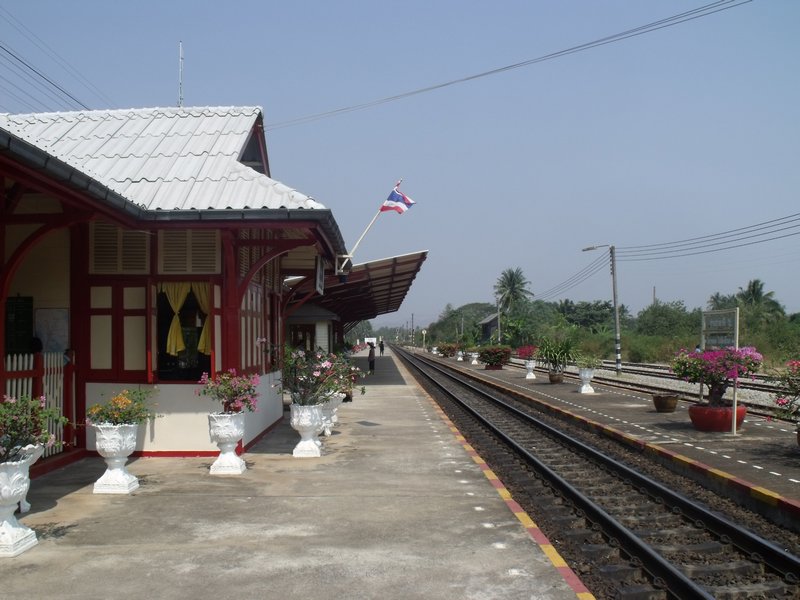 Train station in the middle of nowhere