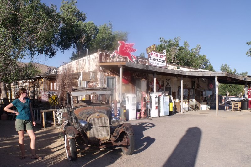 An old petrol station on Route 66
