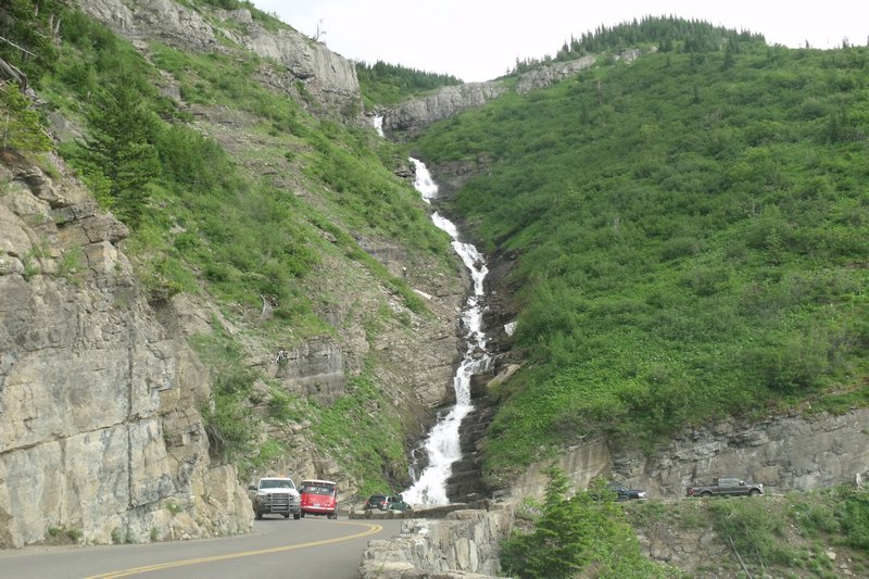 Waterfall on drive through...