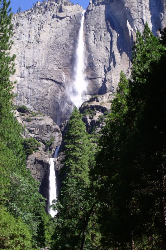Yosemite Upper and Lower Falls..