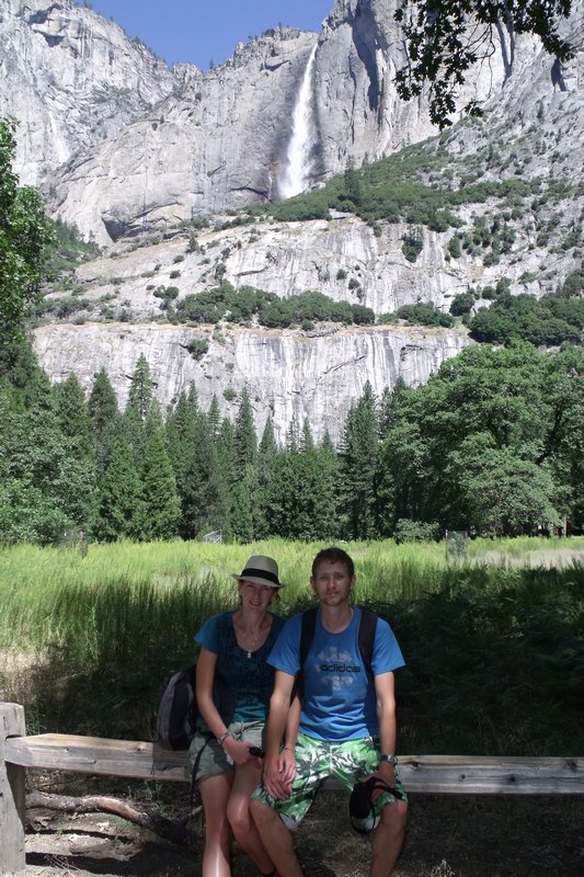 View of Yosemite Falls...