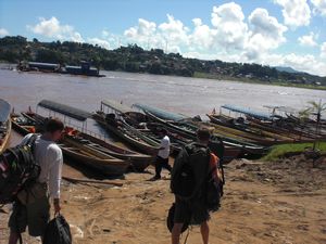 Mekong river, Thai side looking at Lao 