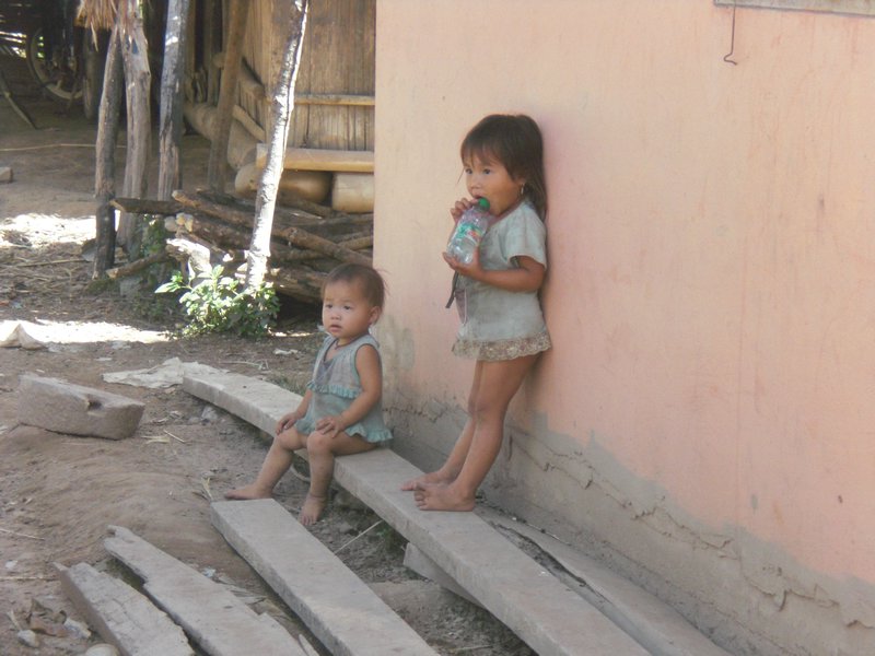 Children in first village