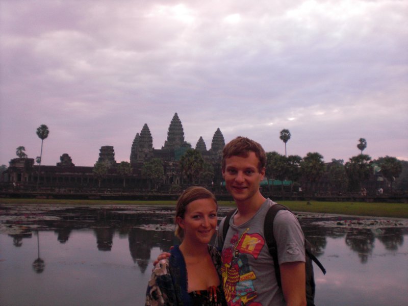 Sun rise at Angkor Wat
