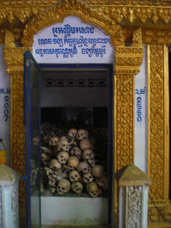 Stupa in killing cave