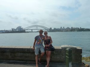 Us and the opera house and bridge