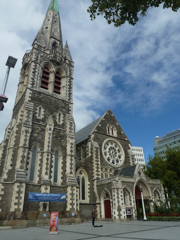 Christchurch Cathedral - one week before it fell down in the earthquake