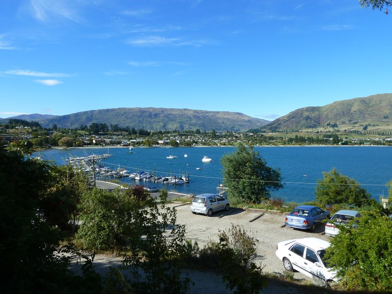 View from hostel in Wanaka