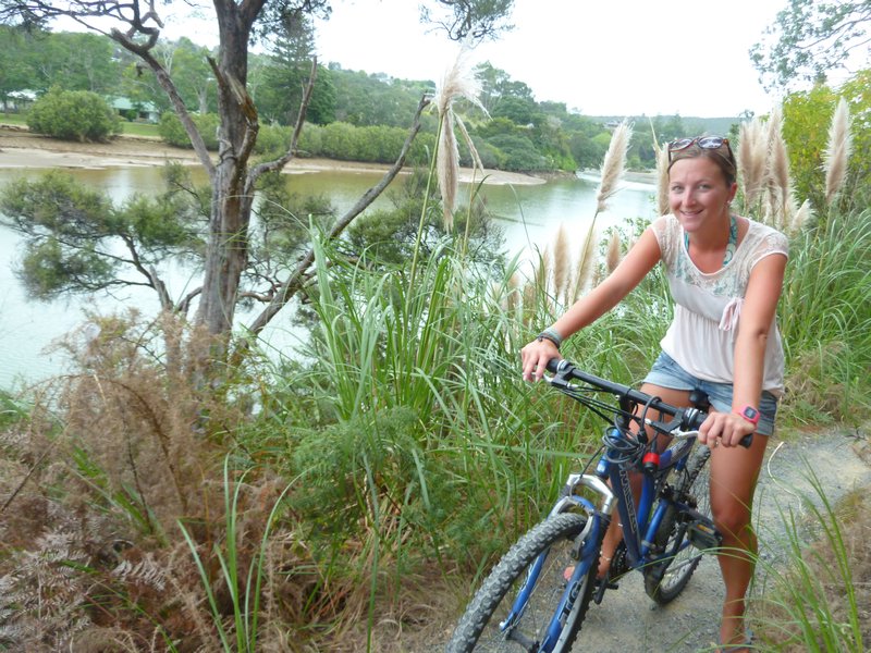 Bike ride in Bay of Islands 